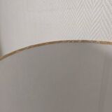 Large art deco lamp in cracked ceramic