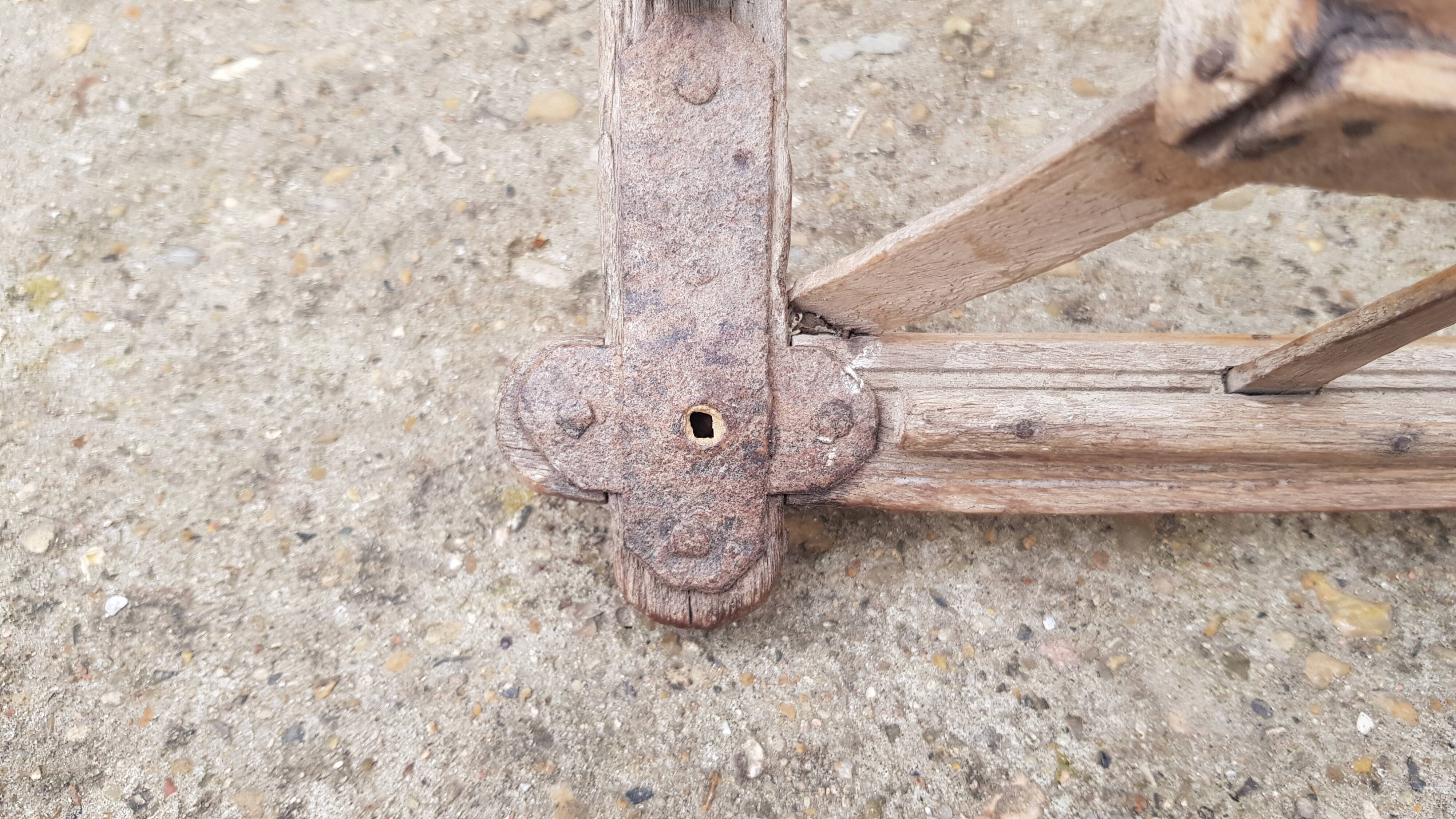 Old teak palanquin roof dome