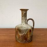 Brutalist Fat Lava Vase in Ceramic by Ruscha, West Germany, 1960s