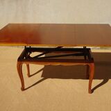Coffee table that can be converted into a dining table, inspired by A.Ducrot