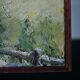 Old framed oil on canvas, Brunissard Valley - Queyras - Hautes Alpes