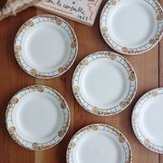 Set of 6 Ceranord dinner plates