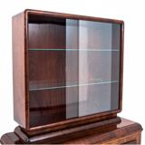 Art Deco style display cabinet, 1940s, Poland.