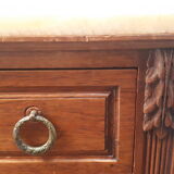 Chest of drawers 3 drawers Napoleon III classic on marble