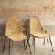 Chaises Basket en Osier par Gian Franco Legler, 1950s