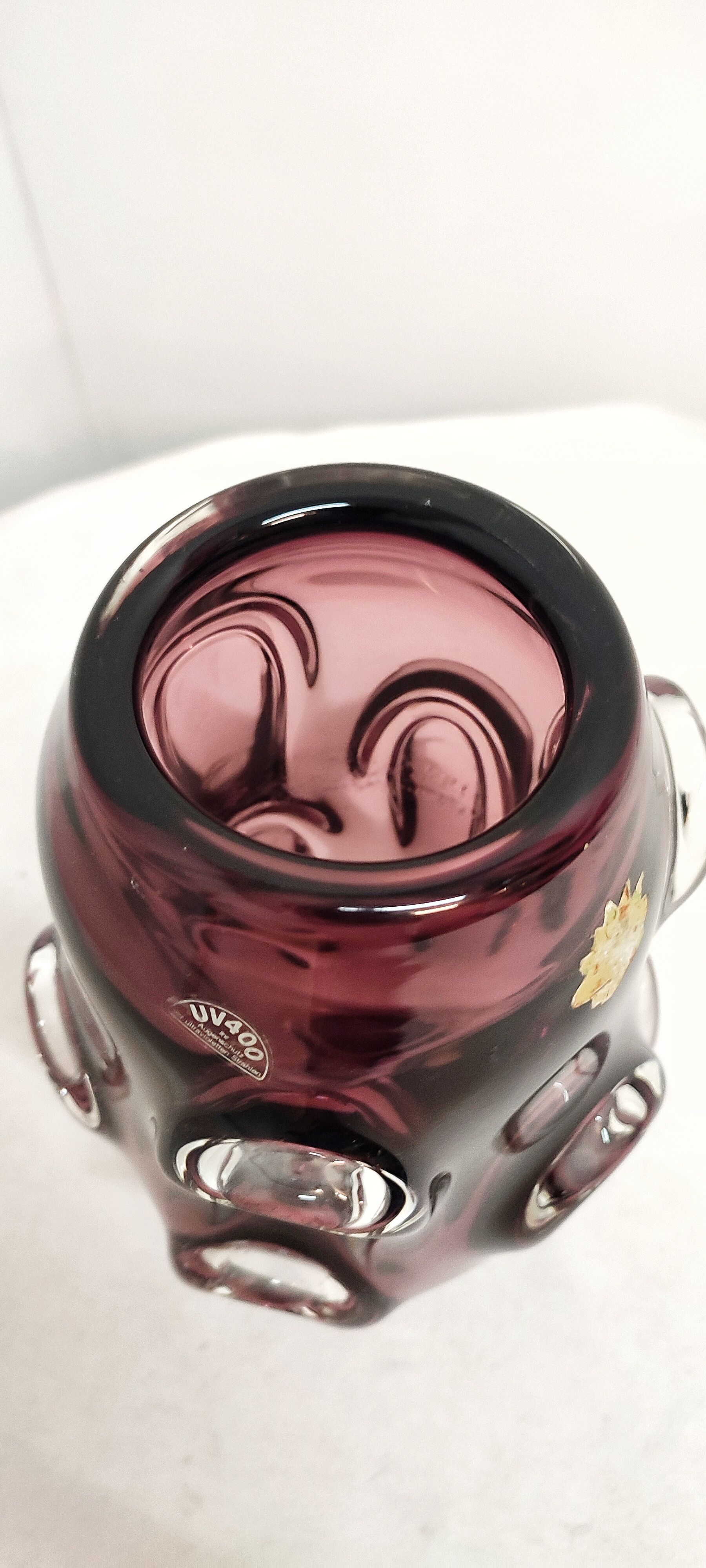 Vase en cristal Allemagne années 1970