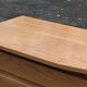 Brutalist chest of drawers in vintage elm 1980