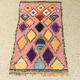 Boujad vintage, tapis berbère, 115 x 220