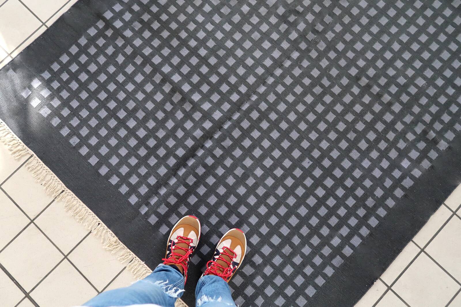 Tapis Kilim Vintage Fait Main Ardabil – 169 x 235 cm - 1C1027