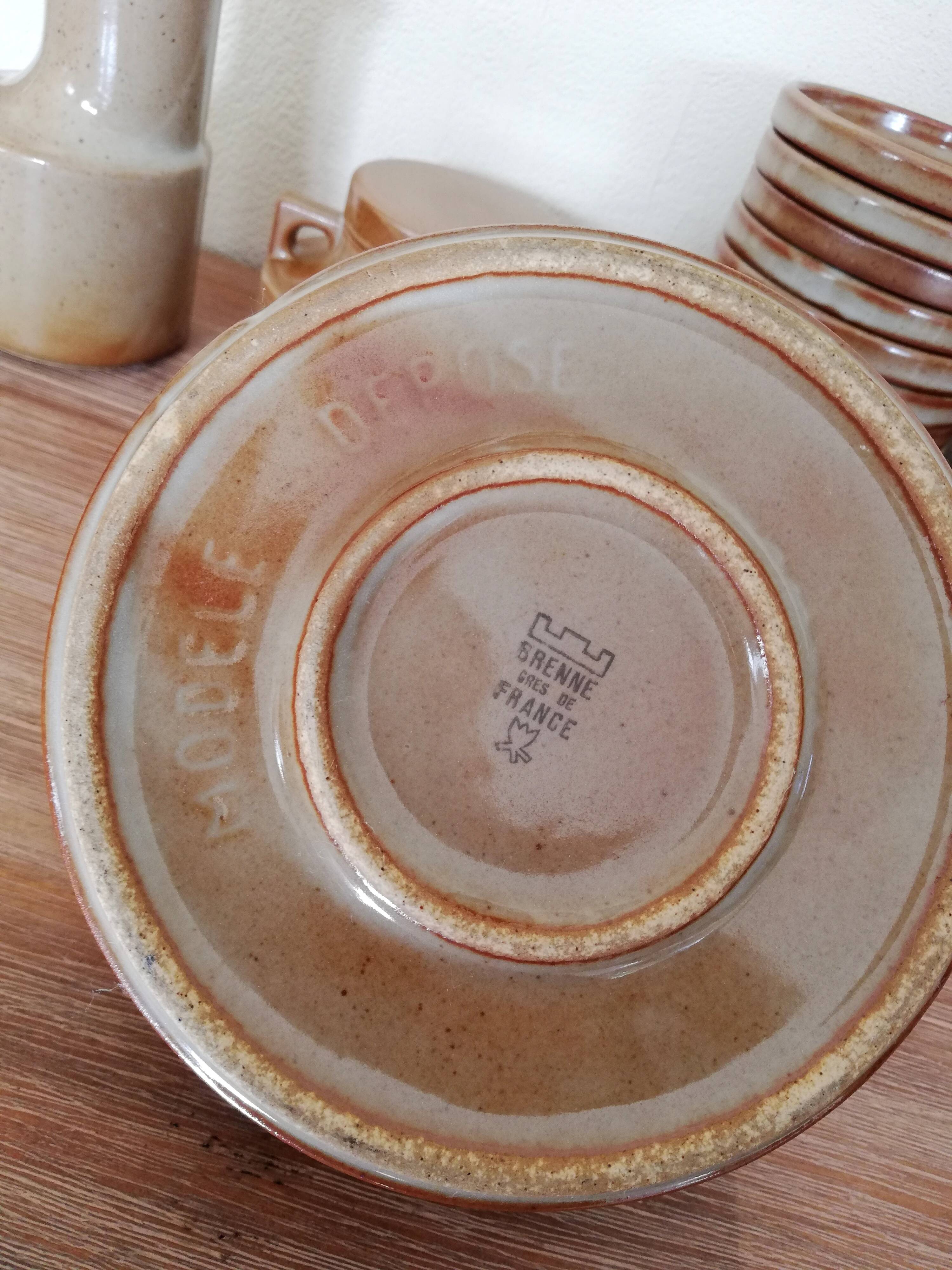 Coffee service Brenne Grès de France