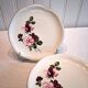 6 dessert plates from Gien model "Chinon" in very good condition.