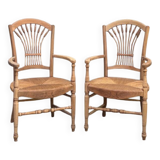 Paire de fauteuils vintage