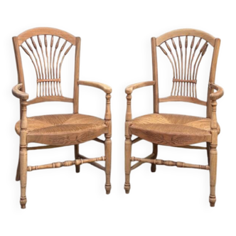 Paire de fauteuils vintage