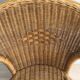 Pair of rattan armchairs from the 60s