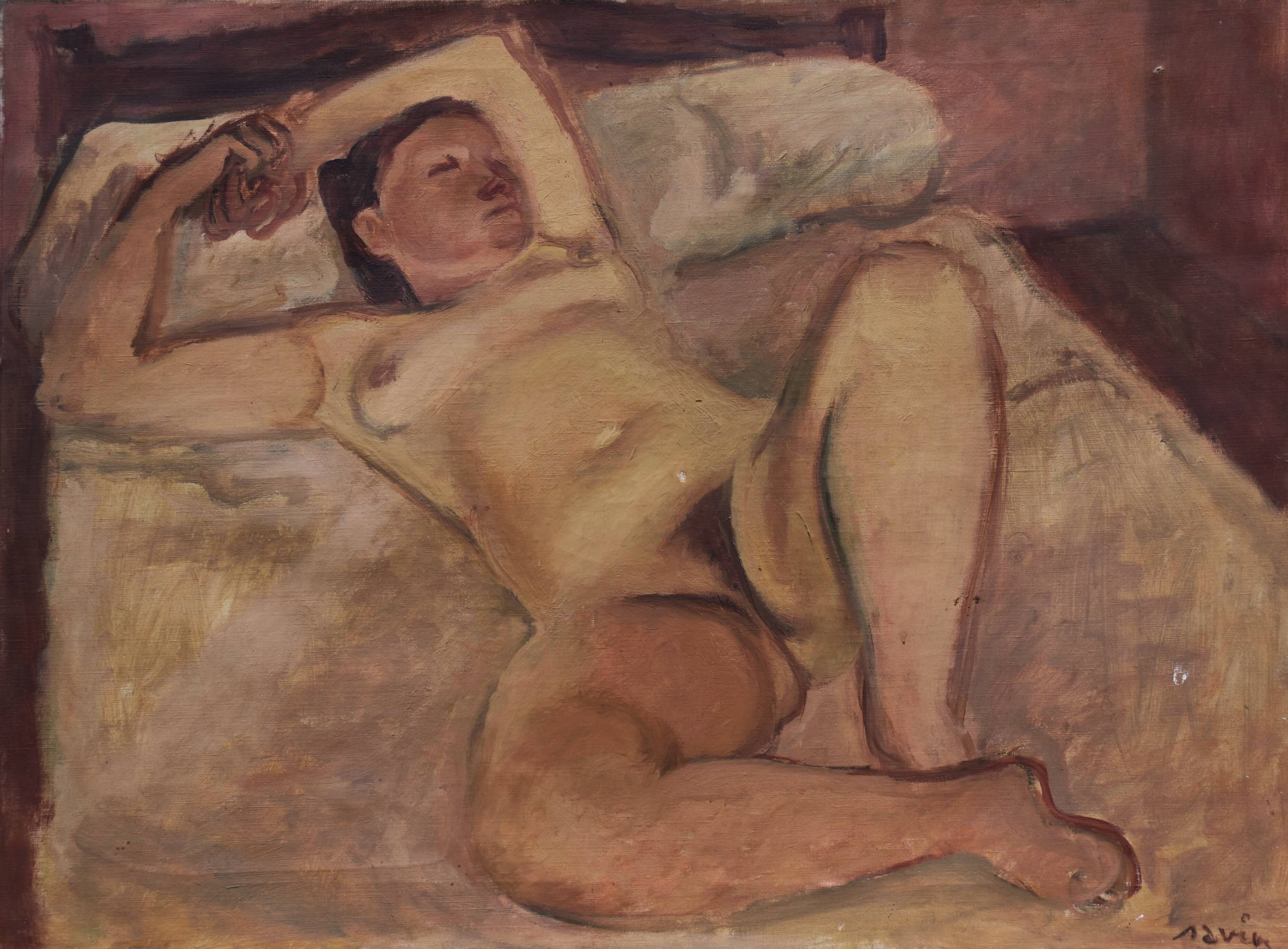 Maurice Savin, Nude Reclining (1940)