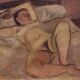 Maurice Savin, Nude Reclining (1940)