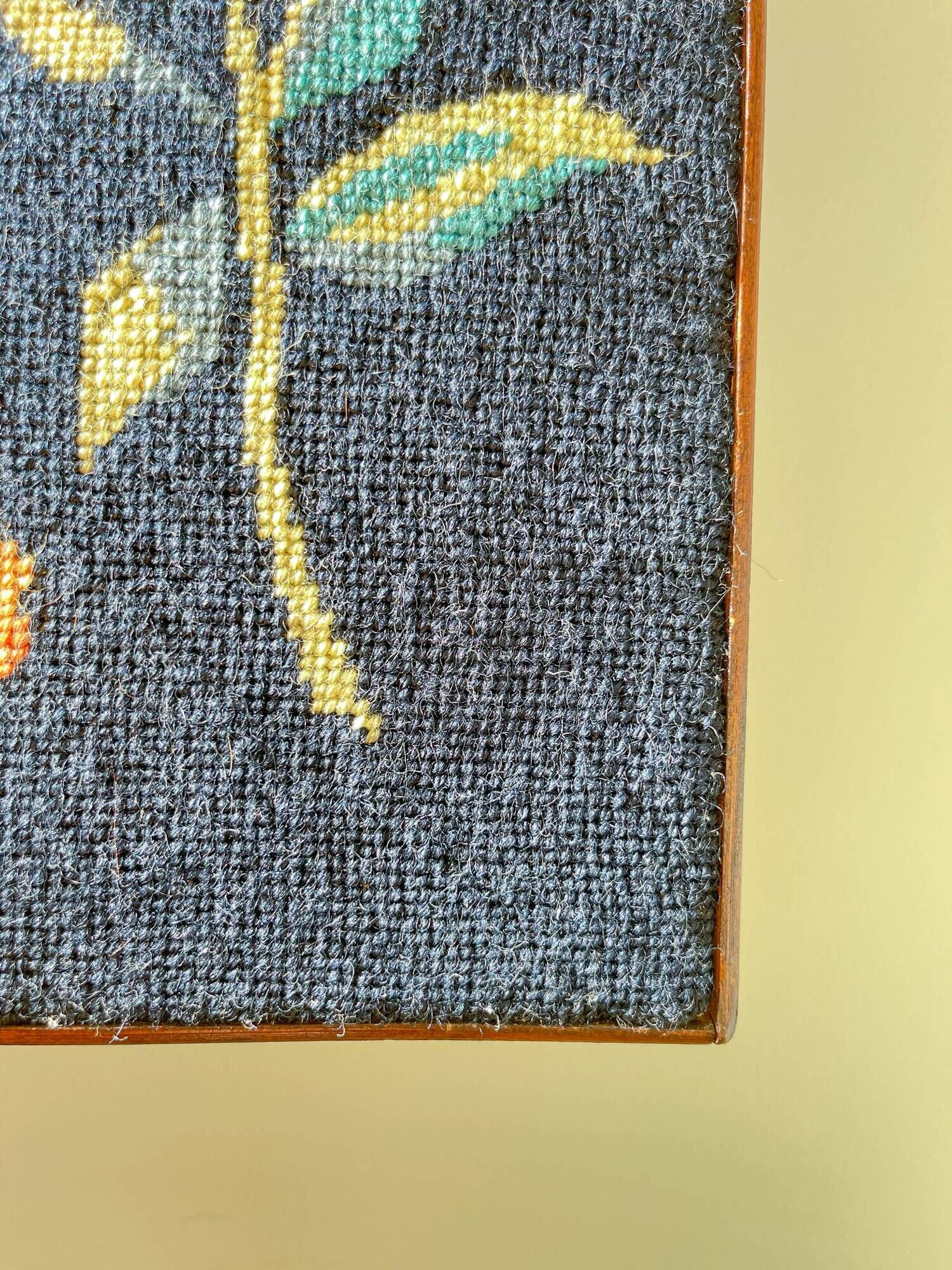 Large vintage floral pattern tapestry, 1970s