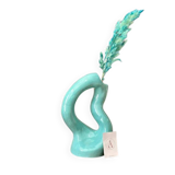 Artisanal vase Asrir turquoise