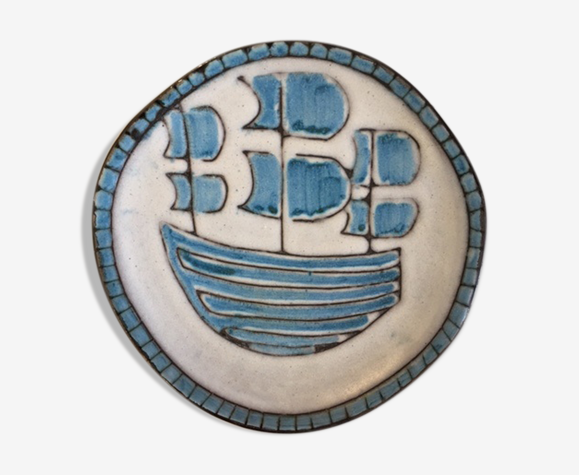Assiette céramique Alain Maunier Valauris