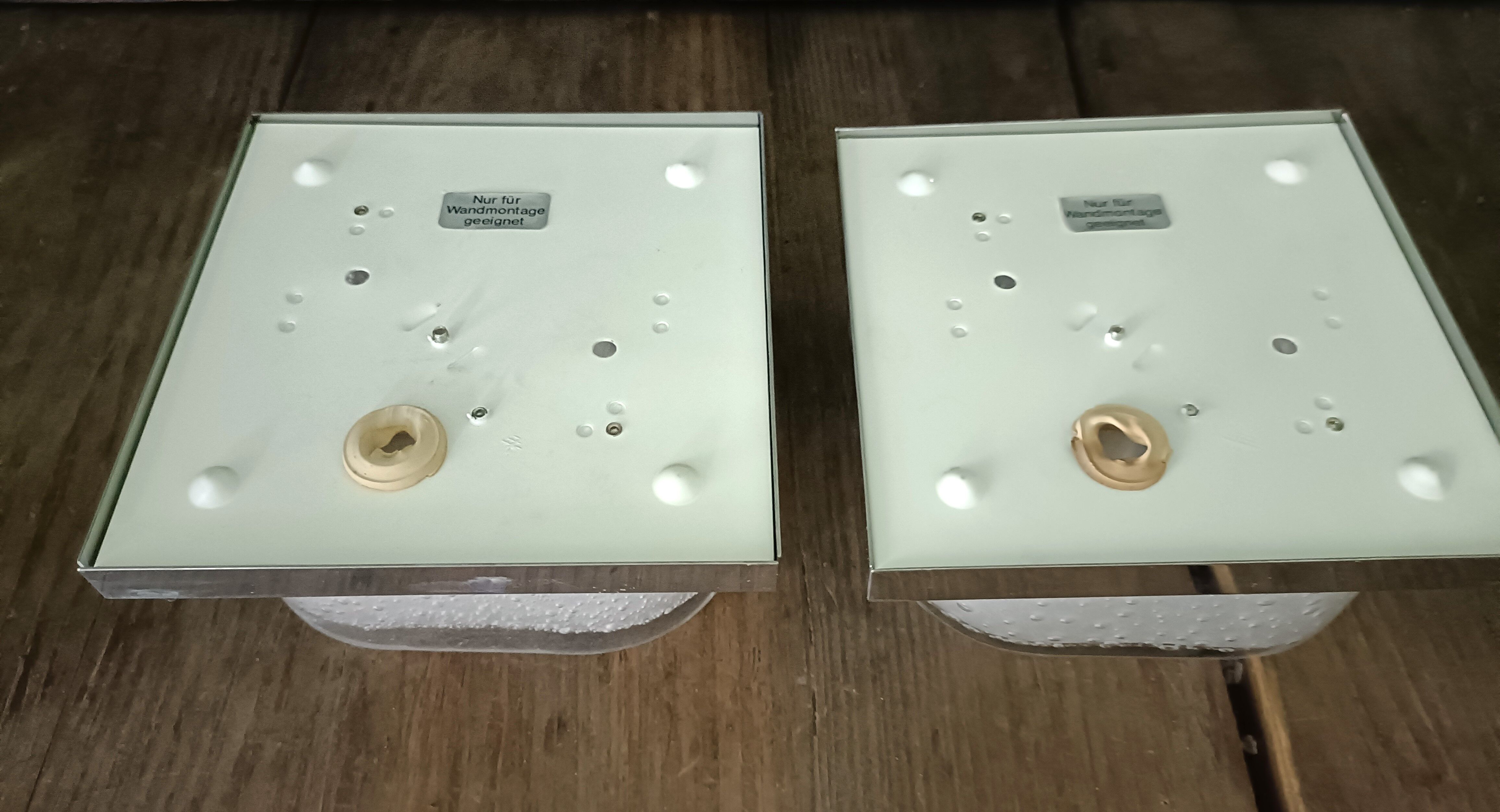 Limburg pair of wall lamp space age glass bubbles wall sconce design 60 70
