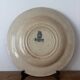 Old hollow plate Gien Terre de Fer Peafowl