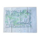 Vintage map of Barcelonnette