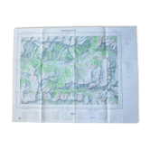 Vintage map of Barcelonnette
