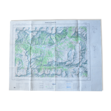 Carte vintage Barcelonnette