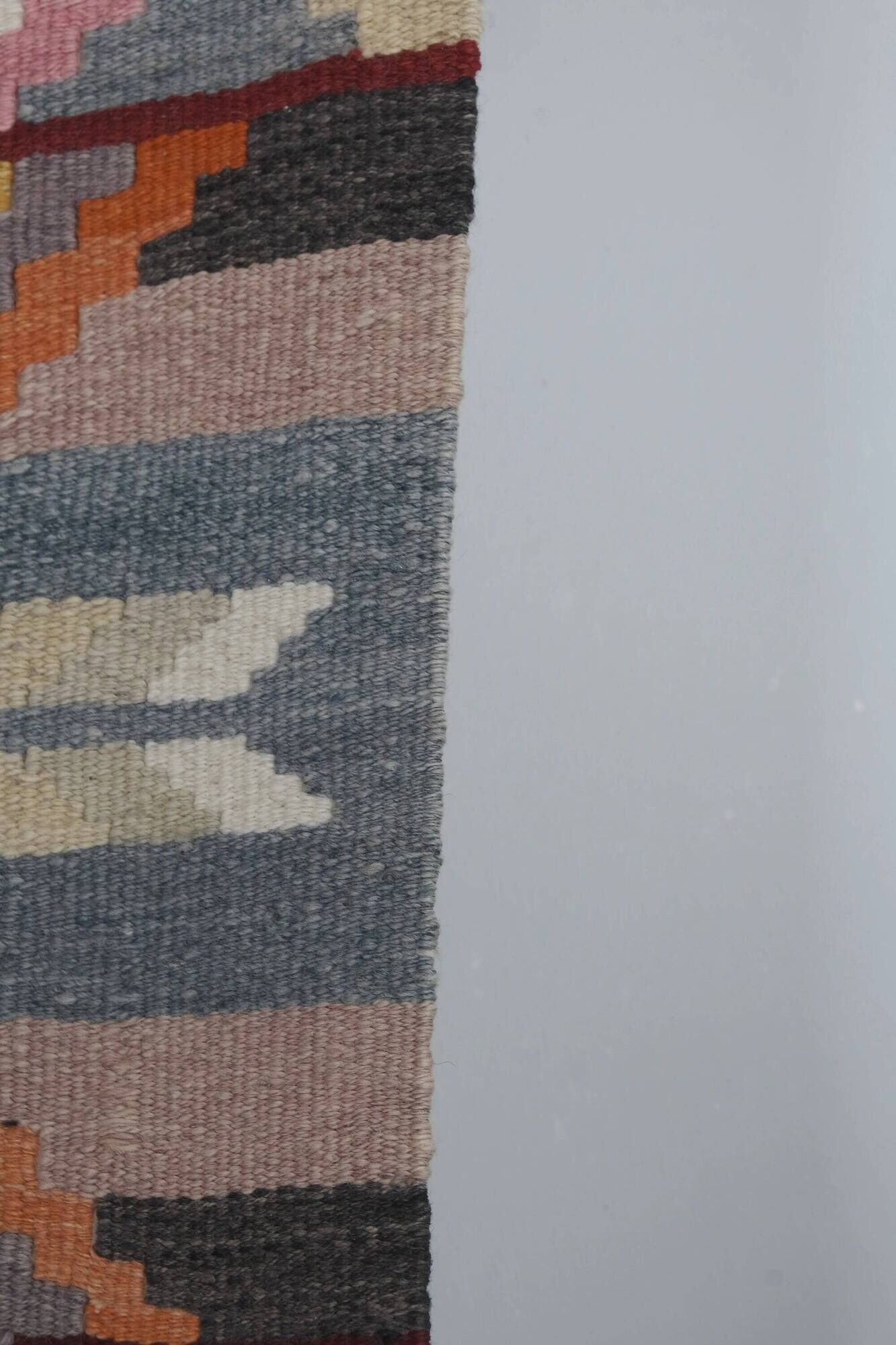 Vintage Turkish hallway rug 80x426 cm
