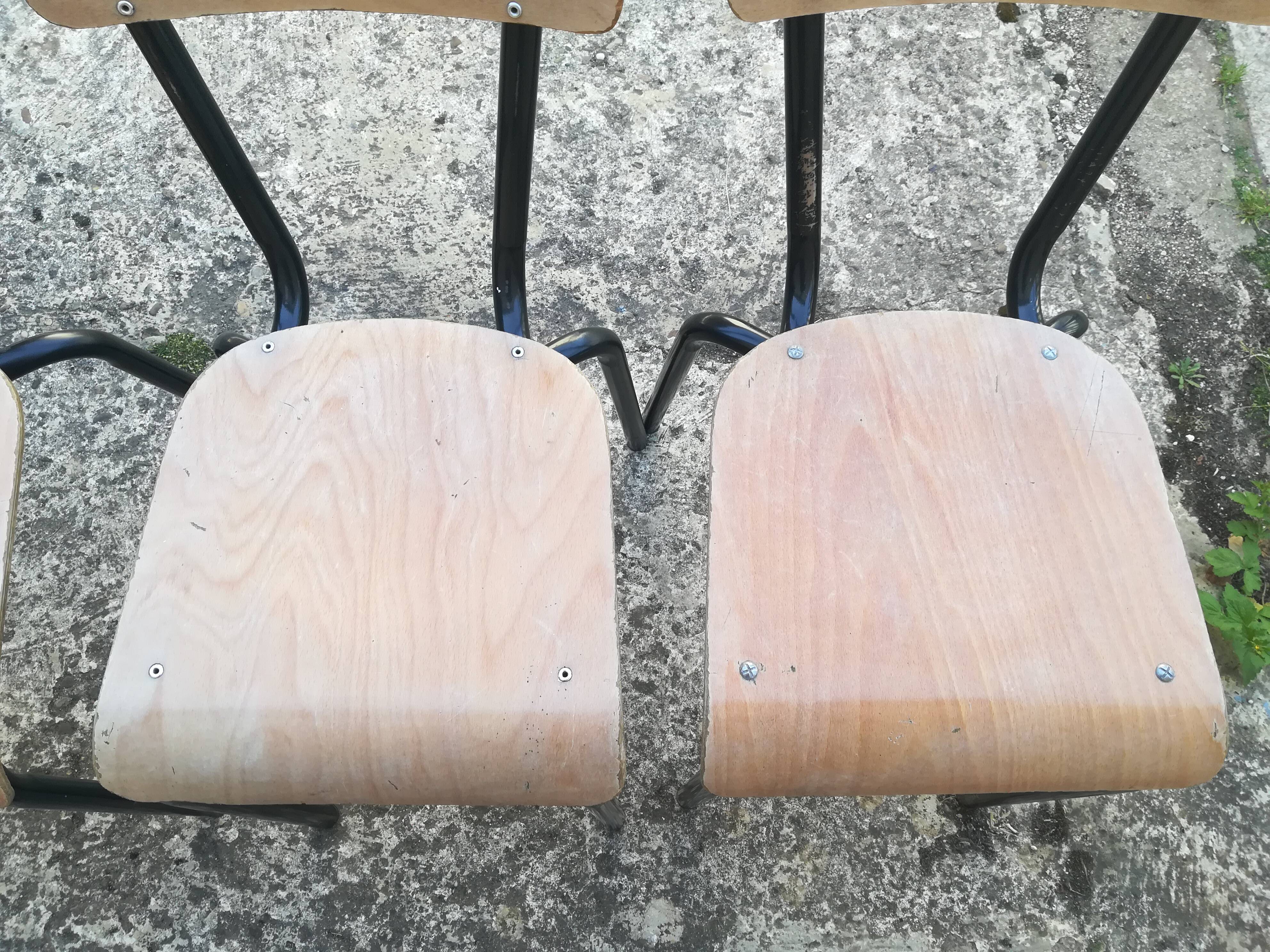 Vintage school chairs