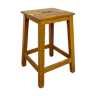 Old slotted milking stool