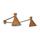 Italian double cone yellow-orange "cocotte" of the 50