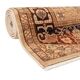 Traditional beige and black oriental rug
