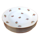 6 antique porcelain soup plates P.N France