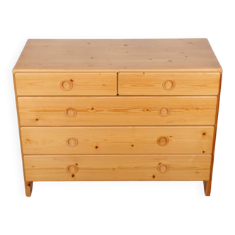 Commode en pin, sélection Charlotte Perriand pour Les Arcs, 1960