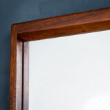 Danish Mirror with Rosewood Frame by Aksel Kjersgaard, 1960
