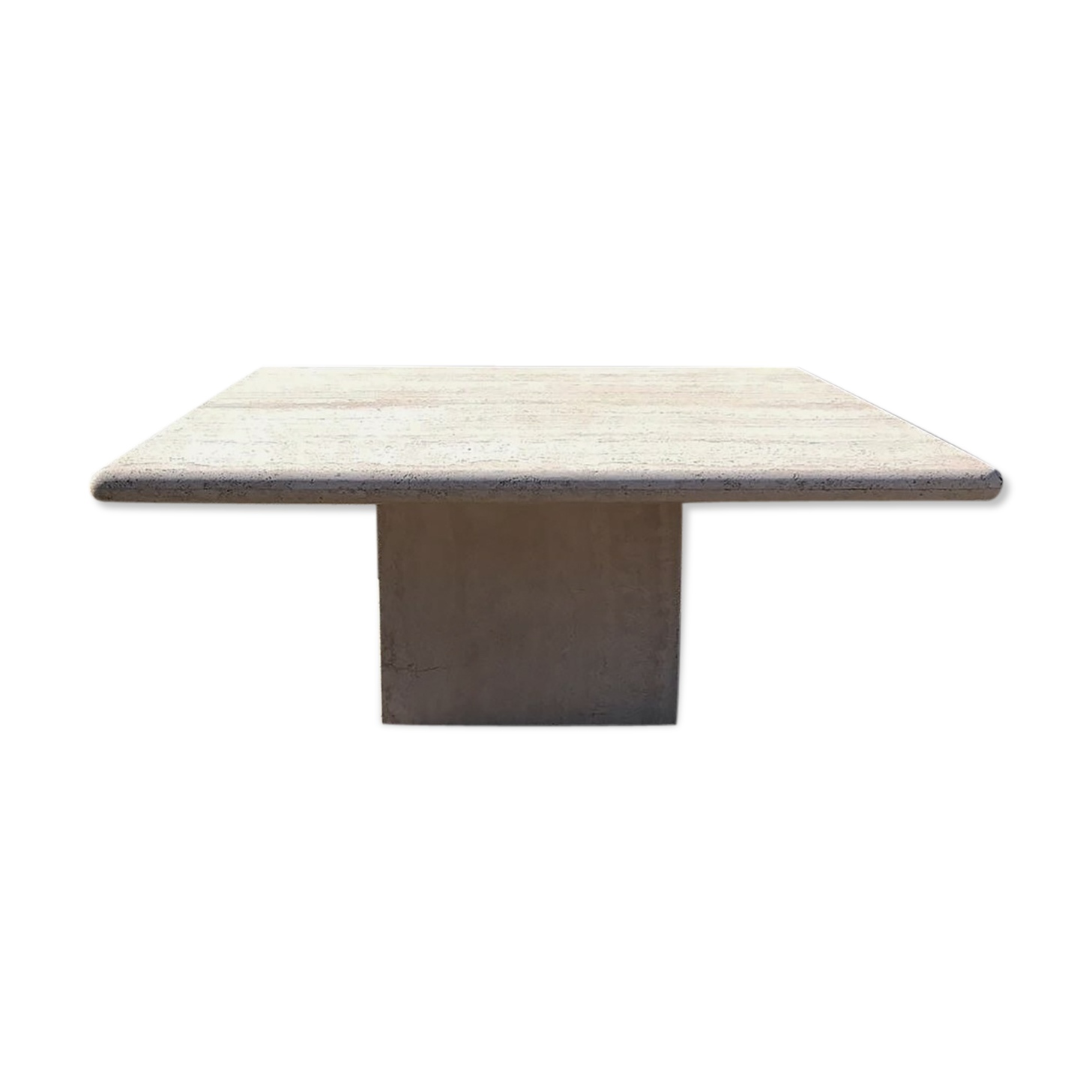Italian Travertine Coffee Table