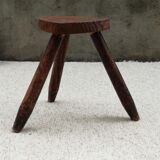Wooden tripod stool