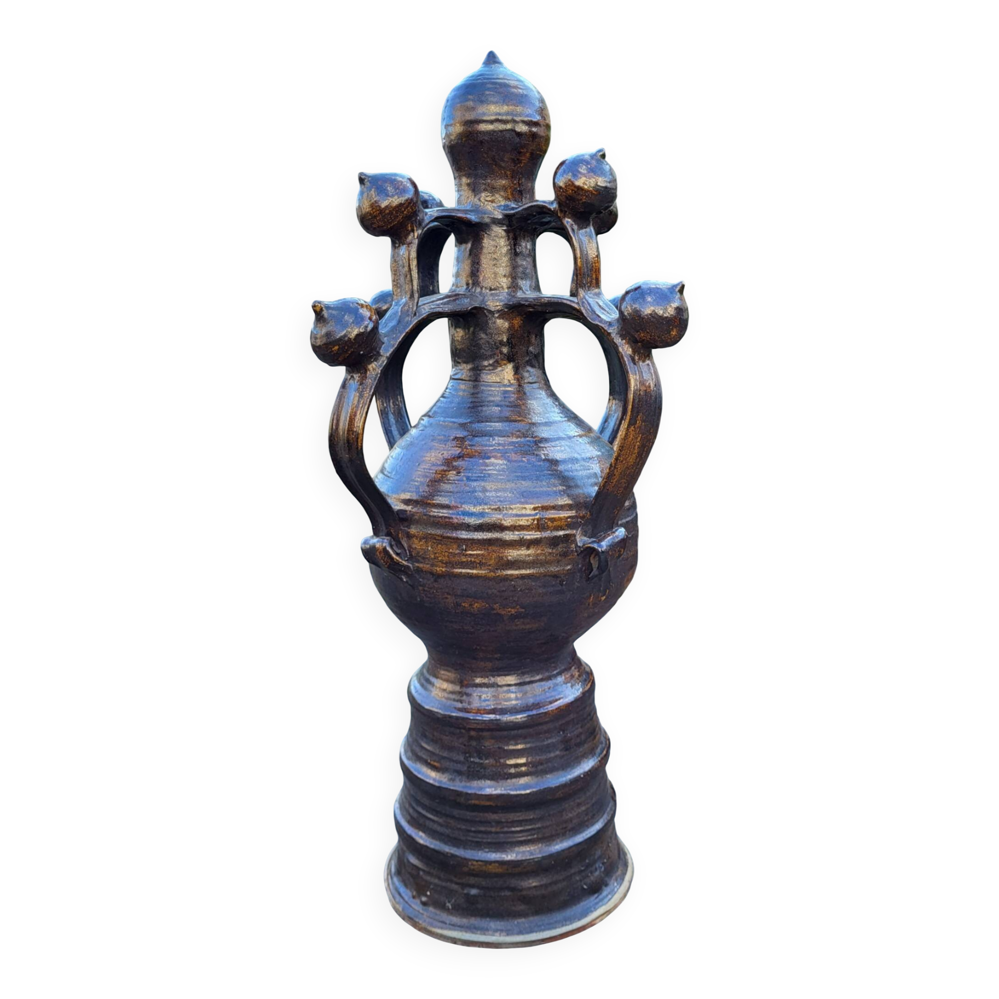 Sandstone sculpture by Jean Michel Doix - Puisaye