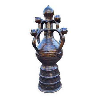 Sandstone sculpture by Jean Michel Doix - Puisaye