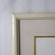 Off-white wooden frame for 242 x 300 mm subject