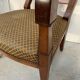 Set of six 19th century mahogany Restoration armchairs
