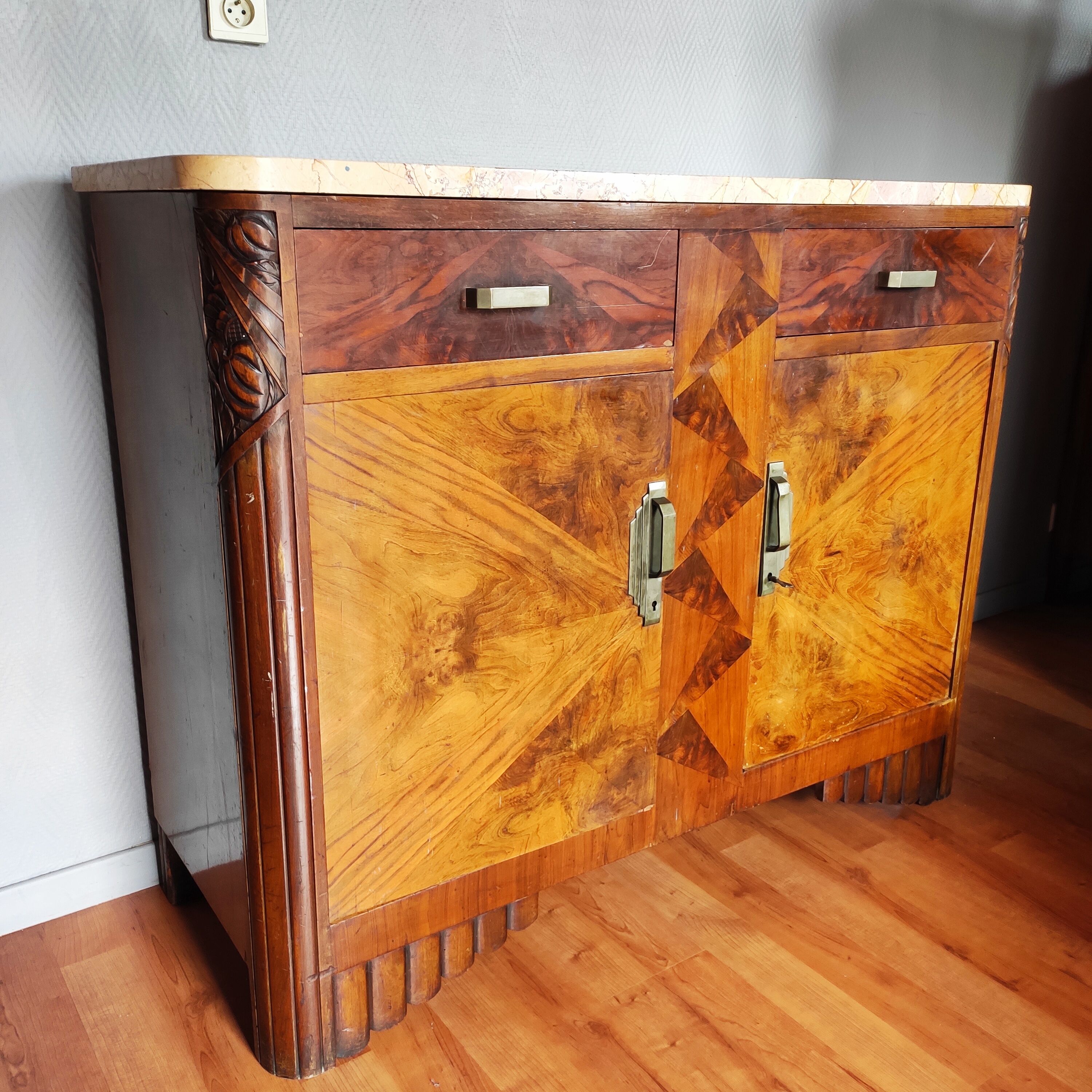 Antique art deco buffet