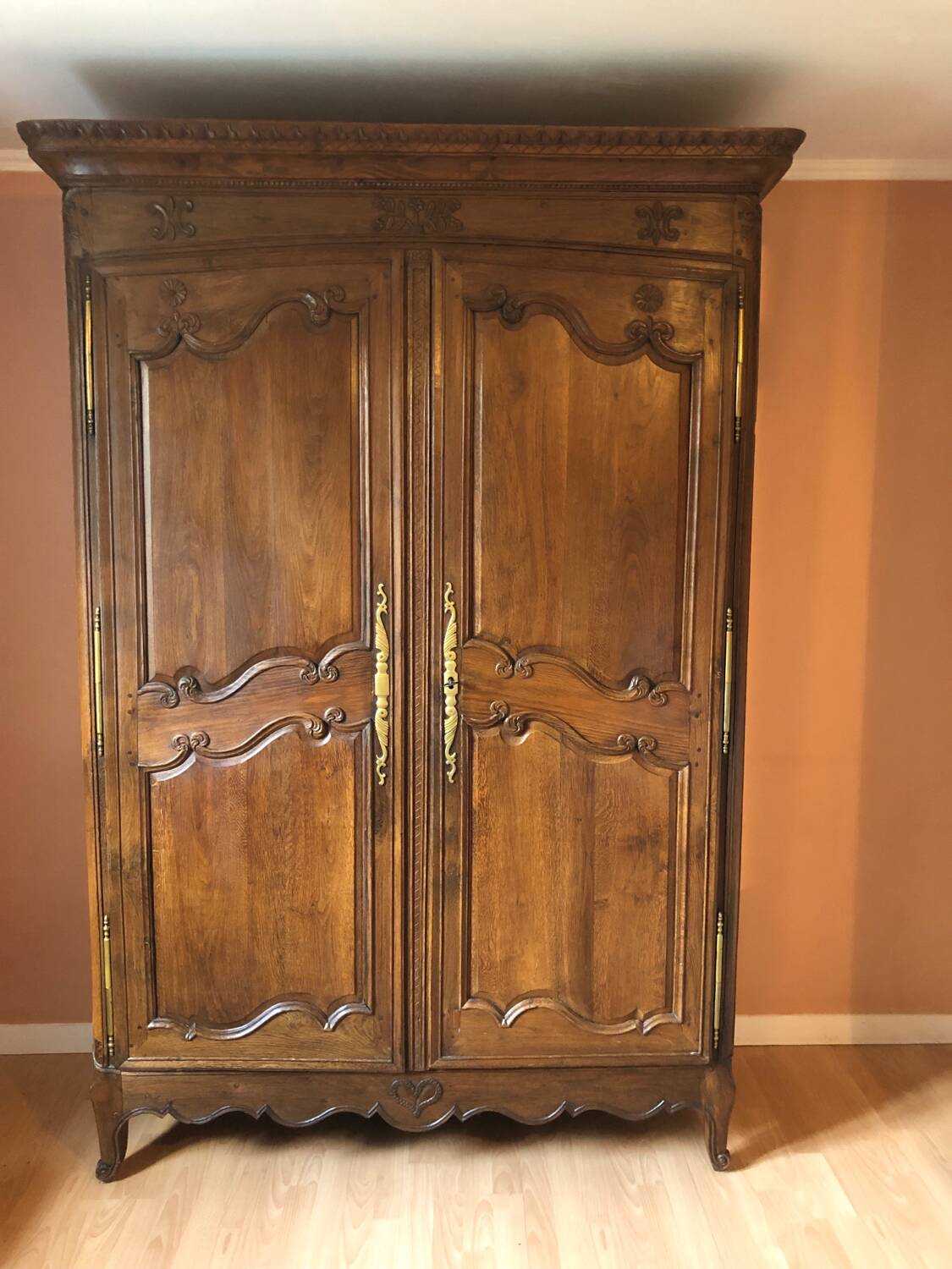 Solid oak wedding wardrobe