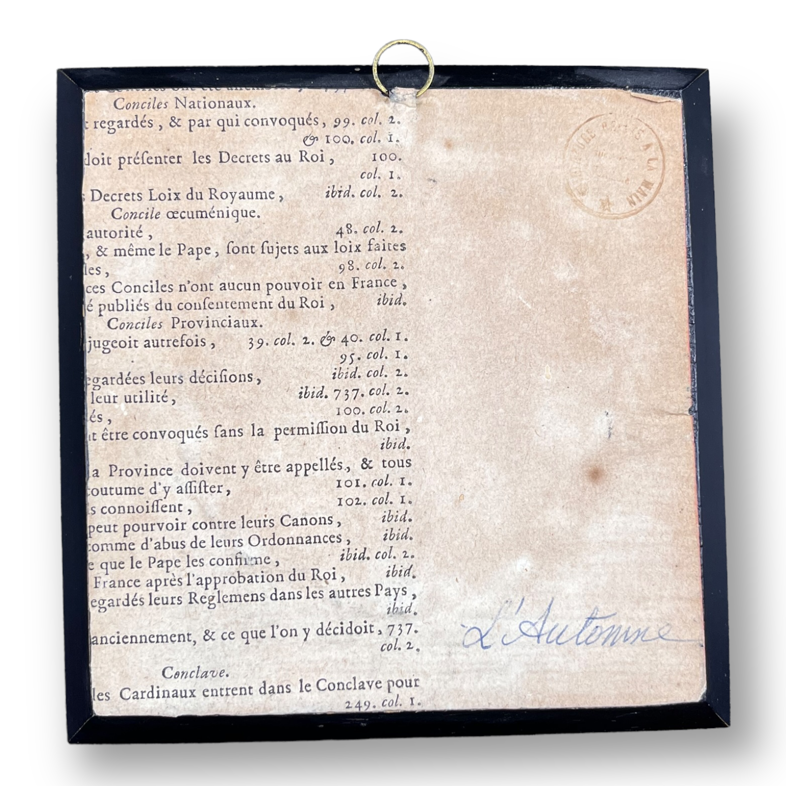 Miniature F.Boucher, autumn