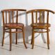 Ensemble de quatre chaises style Thonet en bois courbé – Europe centrale, vers 1920
