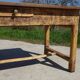 Restored antique farmhouse table, made entirely of solid oak.