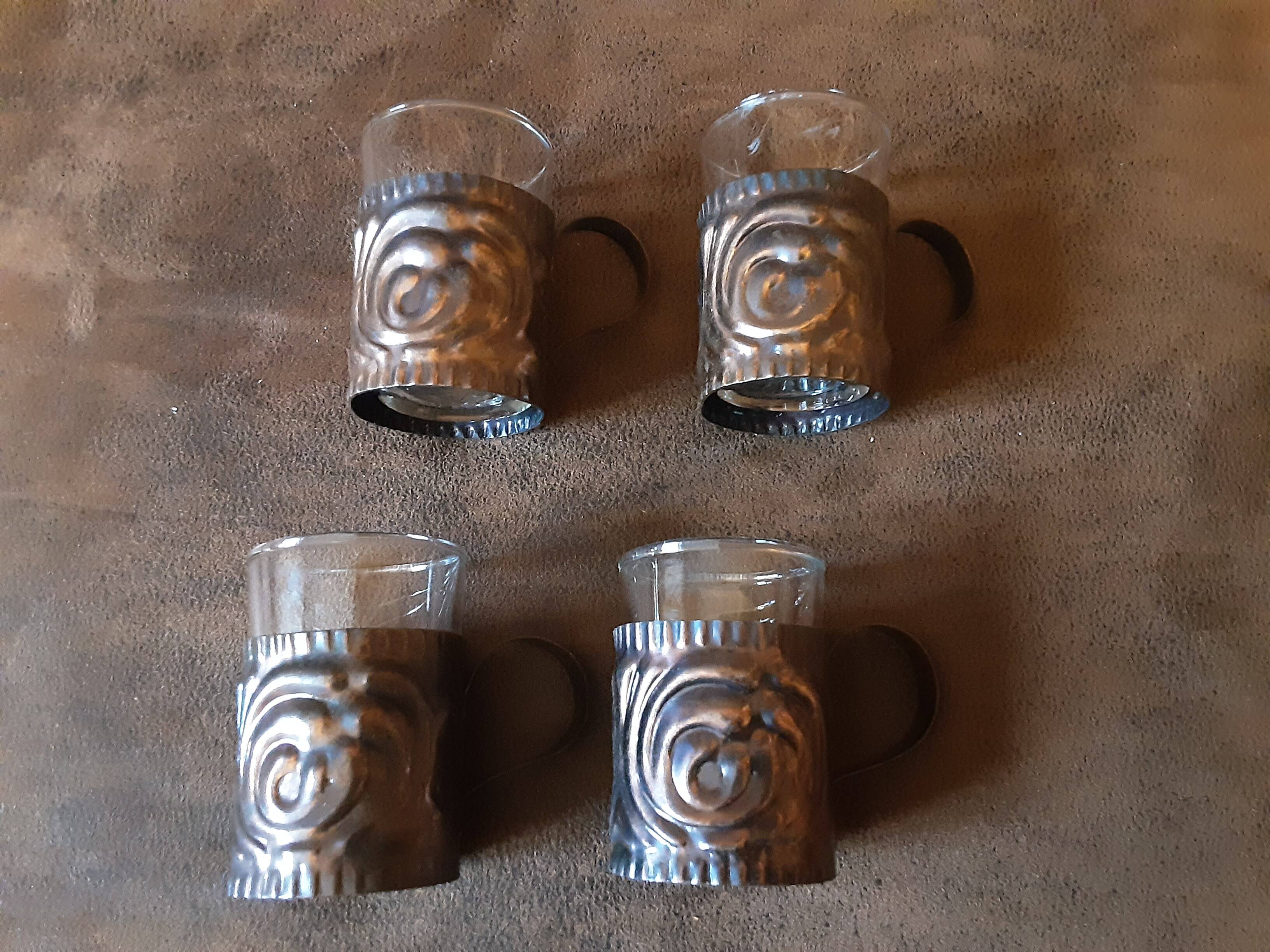 Set of 4 original digestive glasses