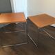 Teak and steel nesting tables from Brabantia, 1960s