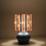 Flower-shaped lampshade Flora "blue overmount"